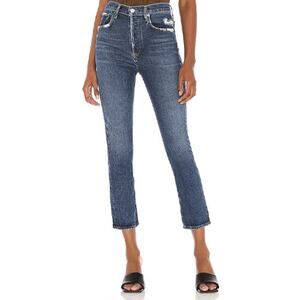 AGOLDE Riley High Rise Straight Crop Jeans - Size 26